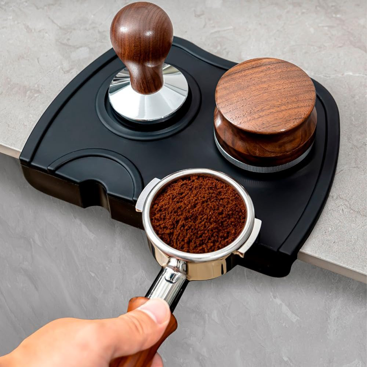 Foto 2 | Tapete de Silicona Doble Tamper para Café Molido