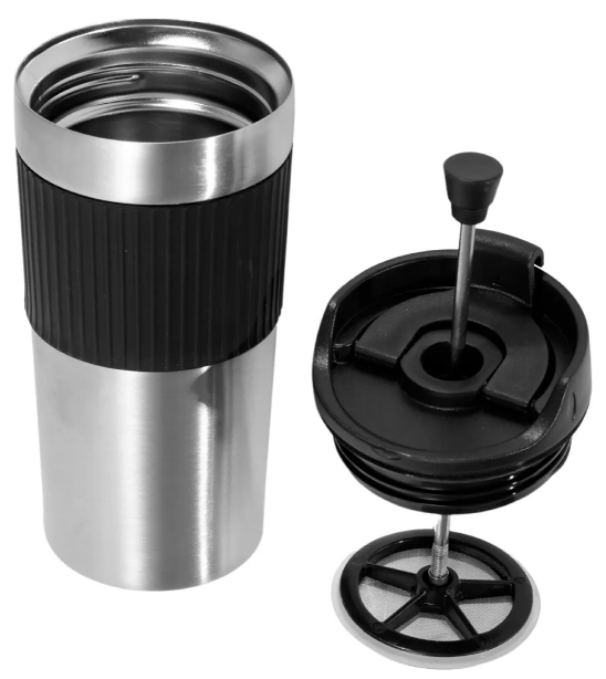 Foto 2 pulgar | Xtellar Termo Multifuncional Con Prensa Francesa De Lujo 450ml - Ideal Para Viajes Y Estilo De Vida Nómada