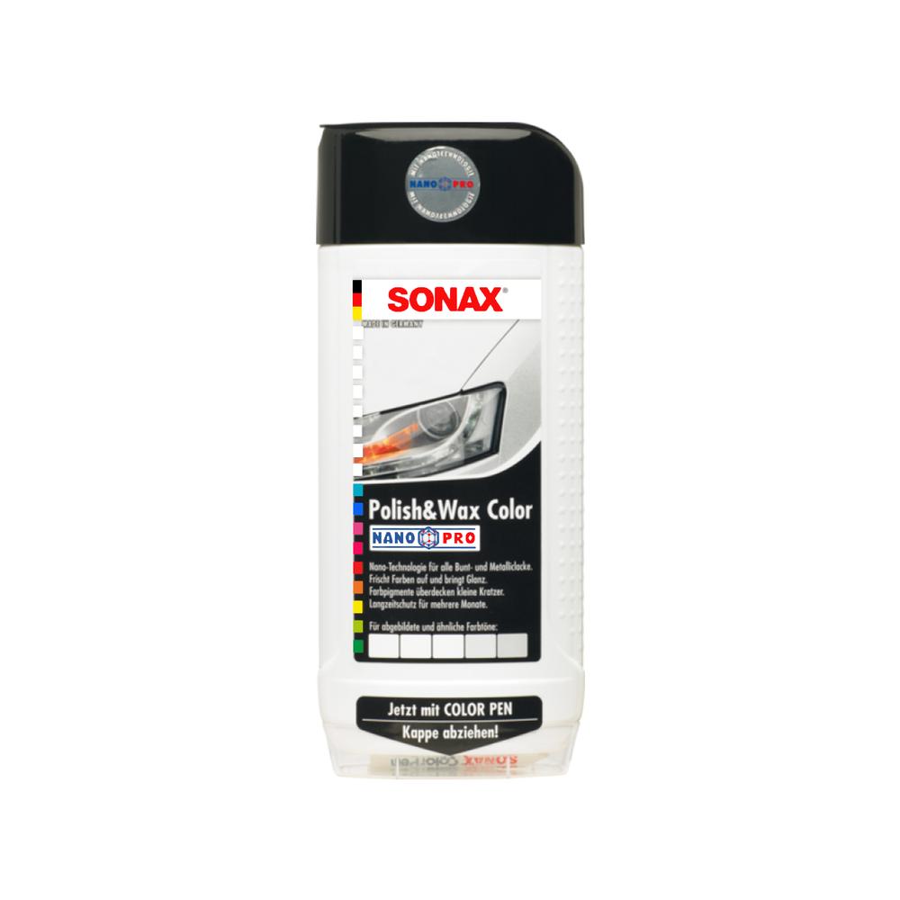 Polish y Wax Abrillantador y Cera Sonax color Blanco 500ml $515