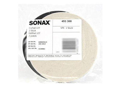 Foto 1 | Disco Pad Fieltro Sonax 127mm Pulido de Cristales 2 pz