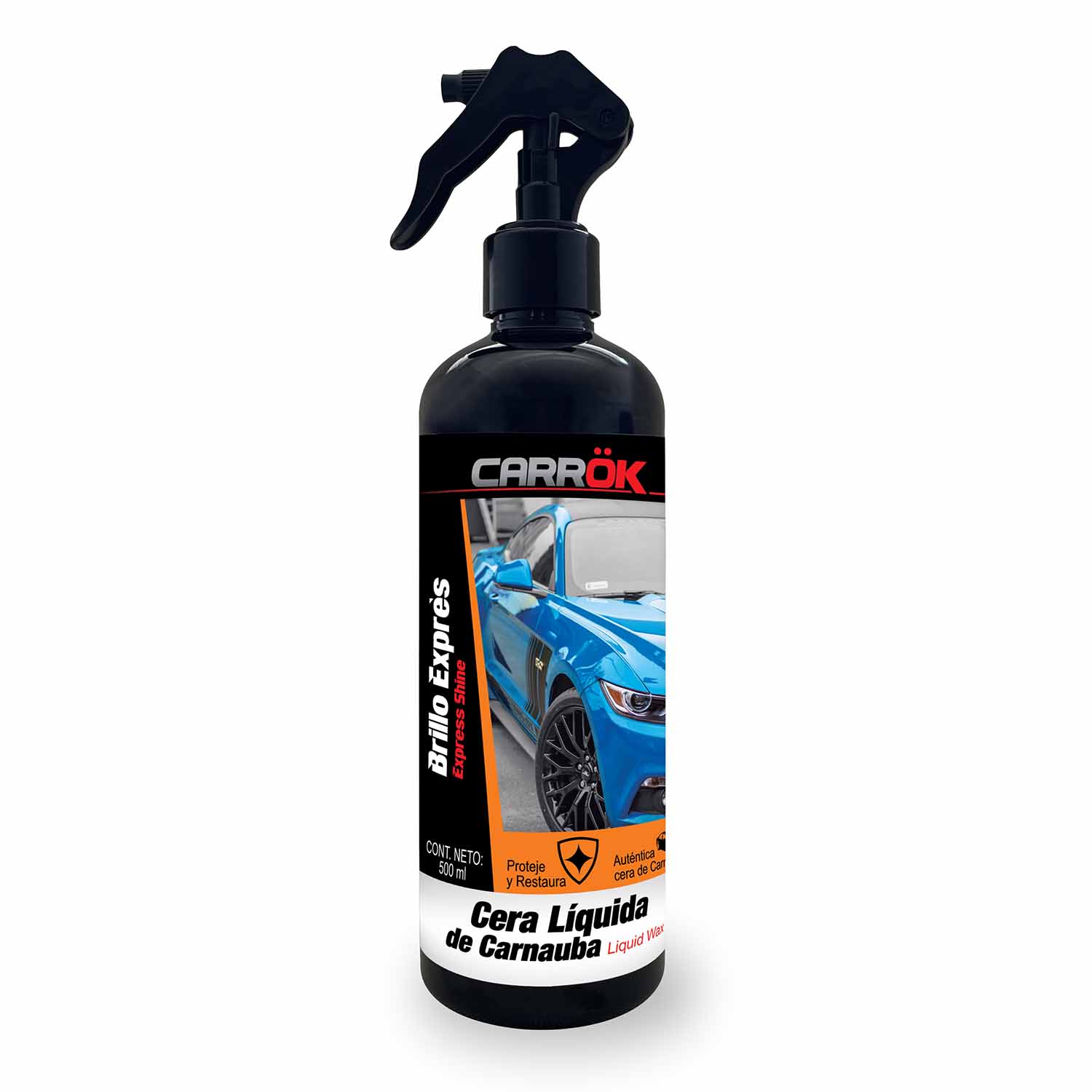 Foto 2 pulgar | Cera Líquida de Carnauba para Automóvil Carrok 500 ml