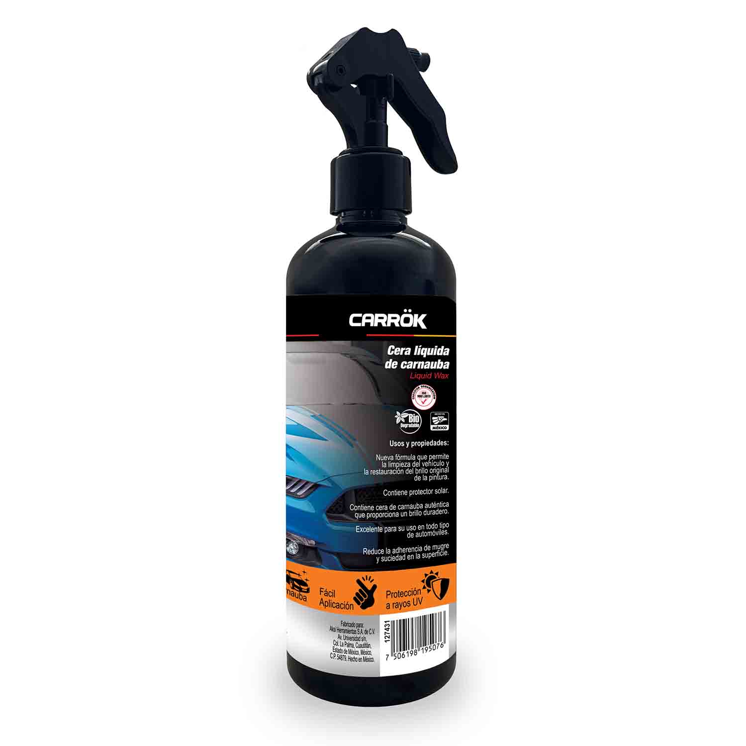 Foto 2 | Cera Líquida de Carnauba para Automóvil Carrok 500 ml