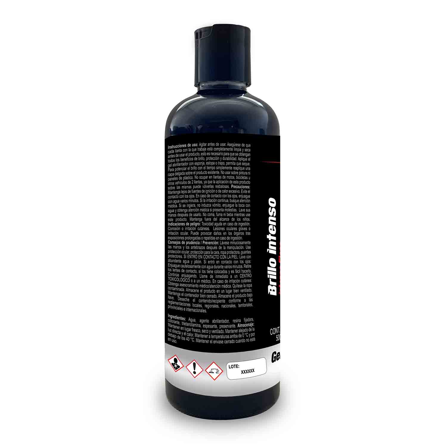 Foto 4 pulgar | Gel Negro Abrillantador de Llantas para Automóvil Carrok 500 ml