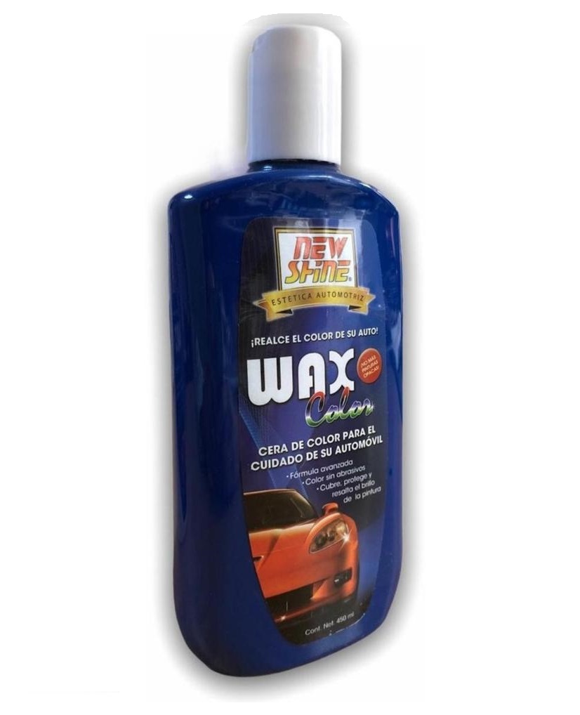 Foto 2 pulgar | Cera para El Cuidado de tu Auto New Shine color Azul Claro