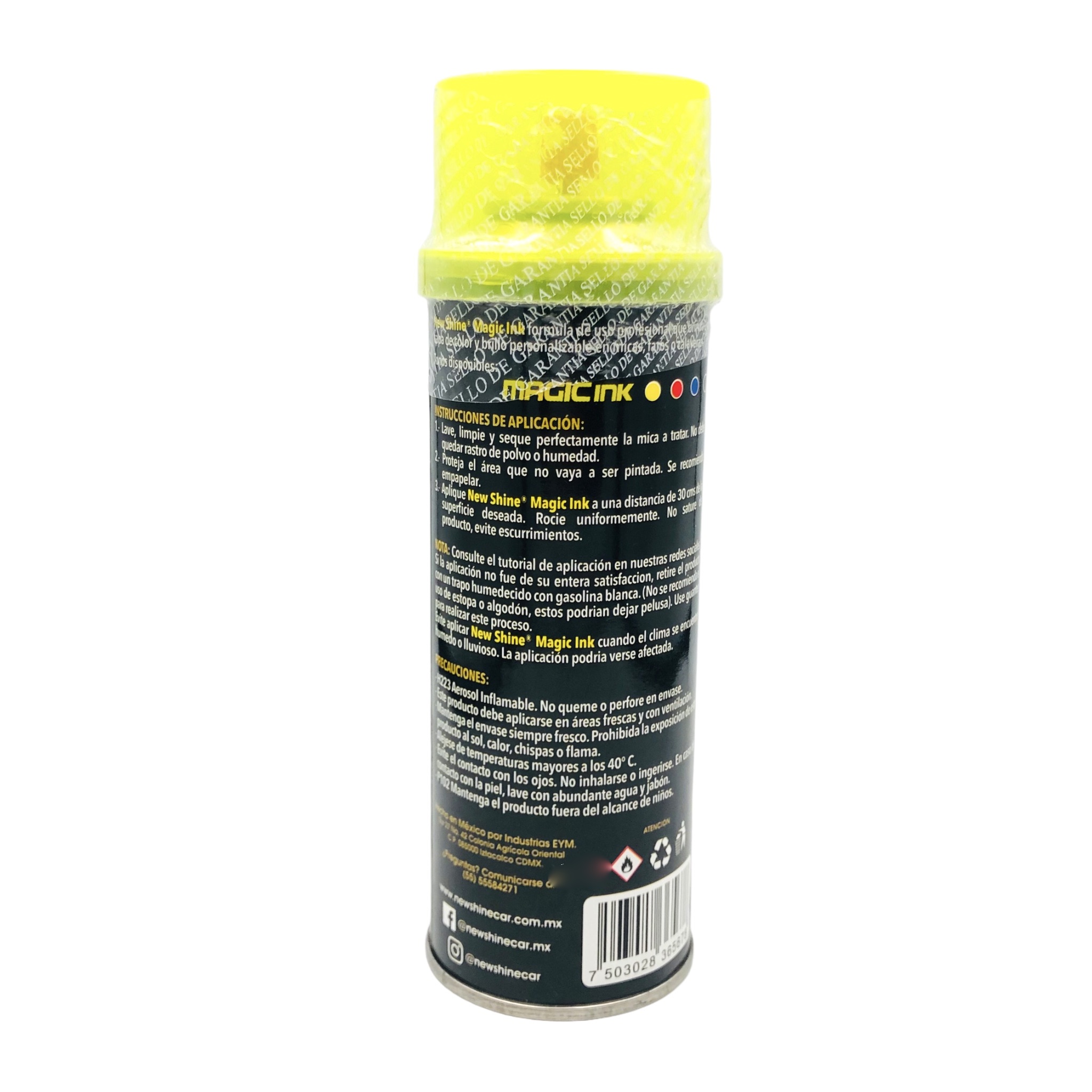 Foto 3 pulgar | Tinta para Faros y Calaveras New Shine Spray Ahumado color Negro