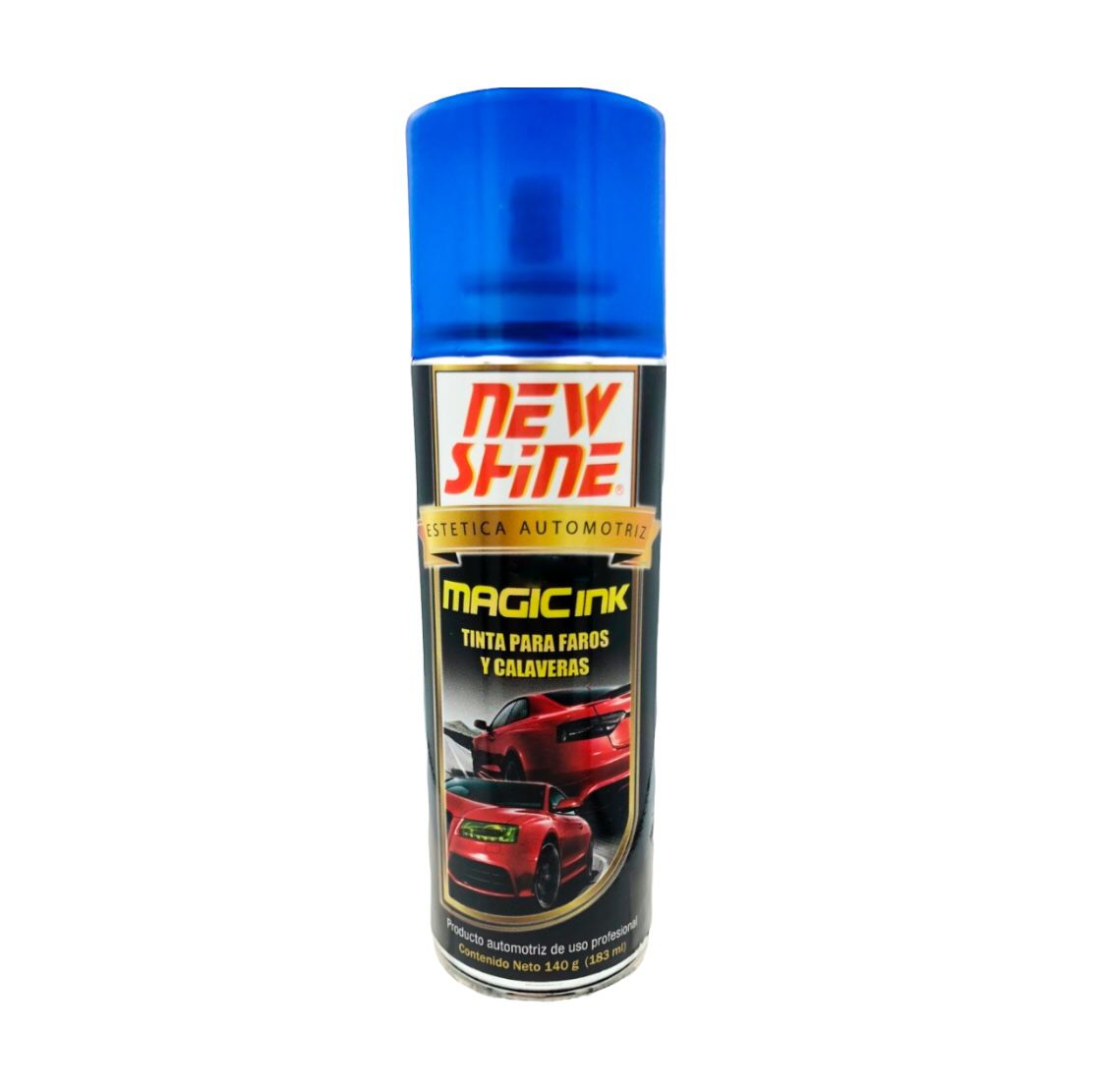 Tinta Para Faros y Calaveras New Shine Ahumado Color Azul