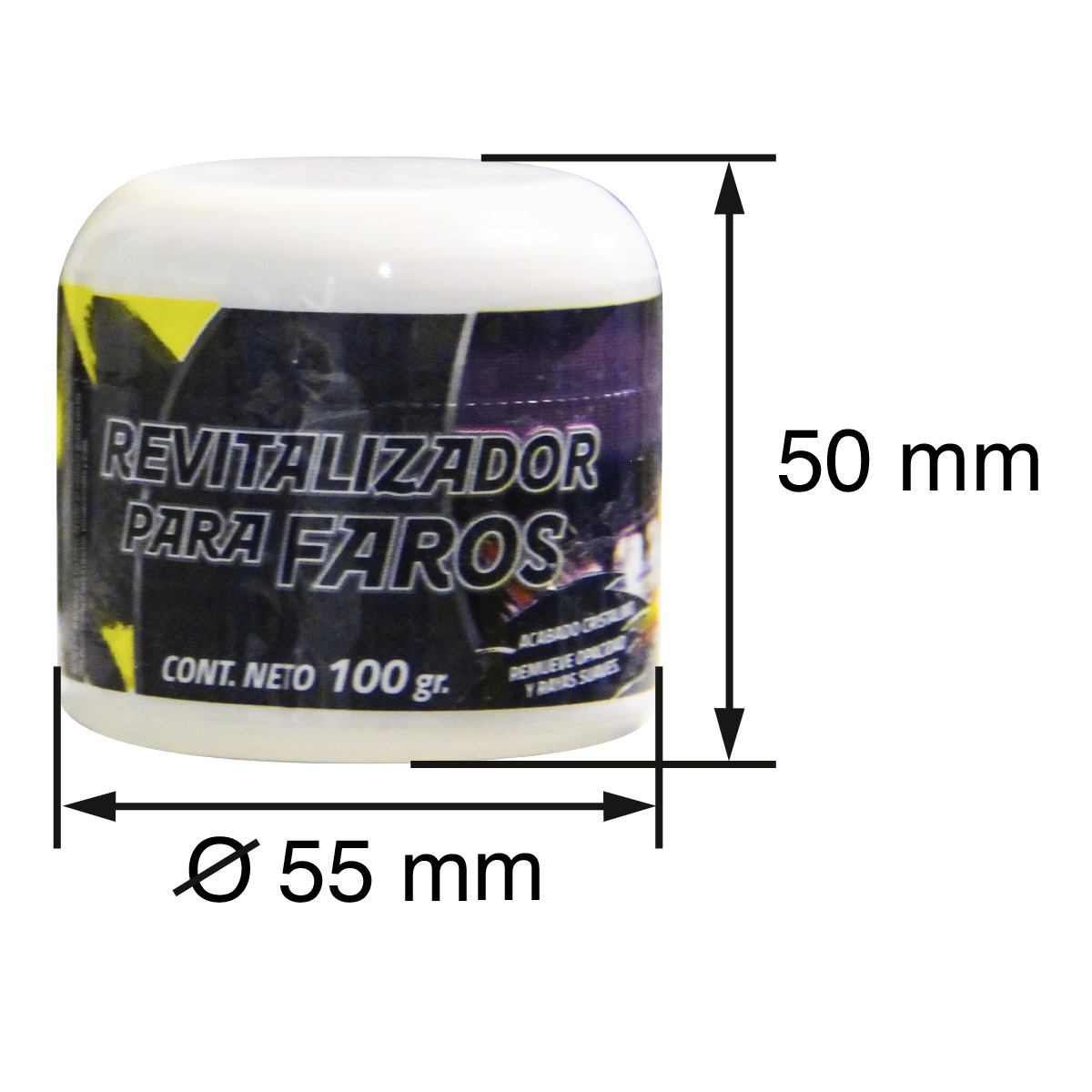 Foto 4 pulgar | Crema Pulidora para Faros de Carro con 100 gr