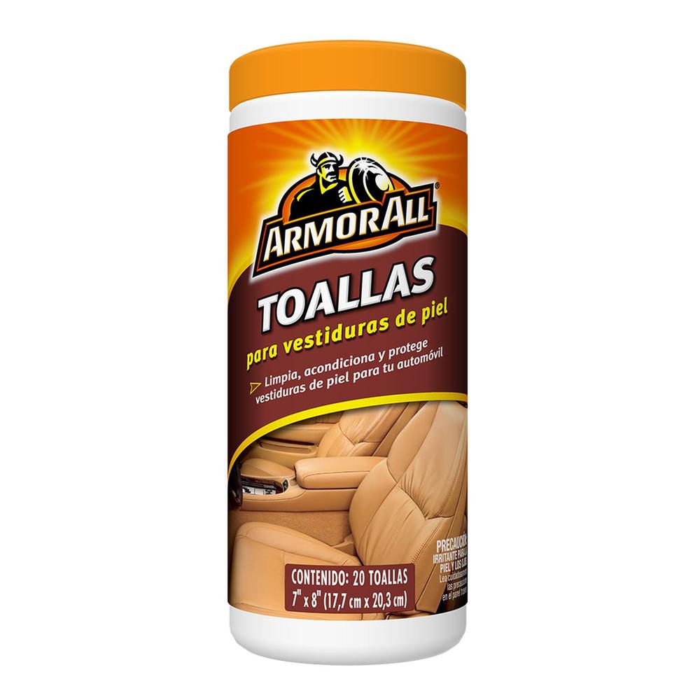Foto 2 pulgar | Protectoras Limpia Acondiciona Armor All Piel 6 Toallitas