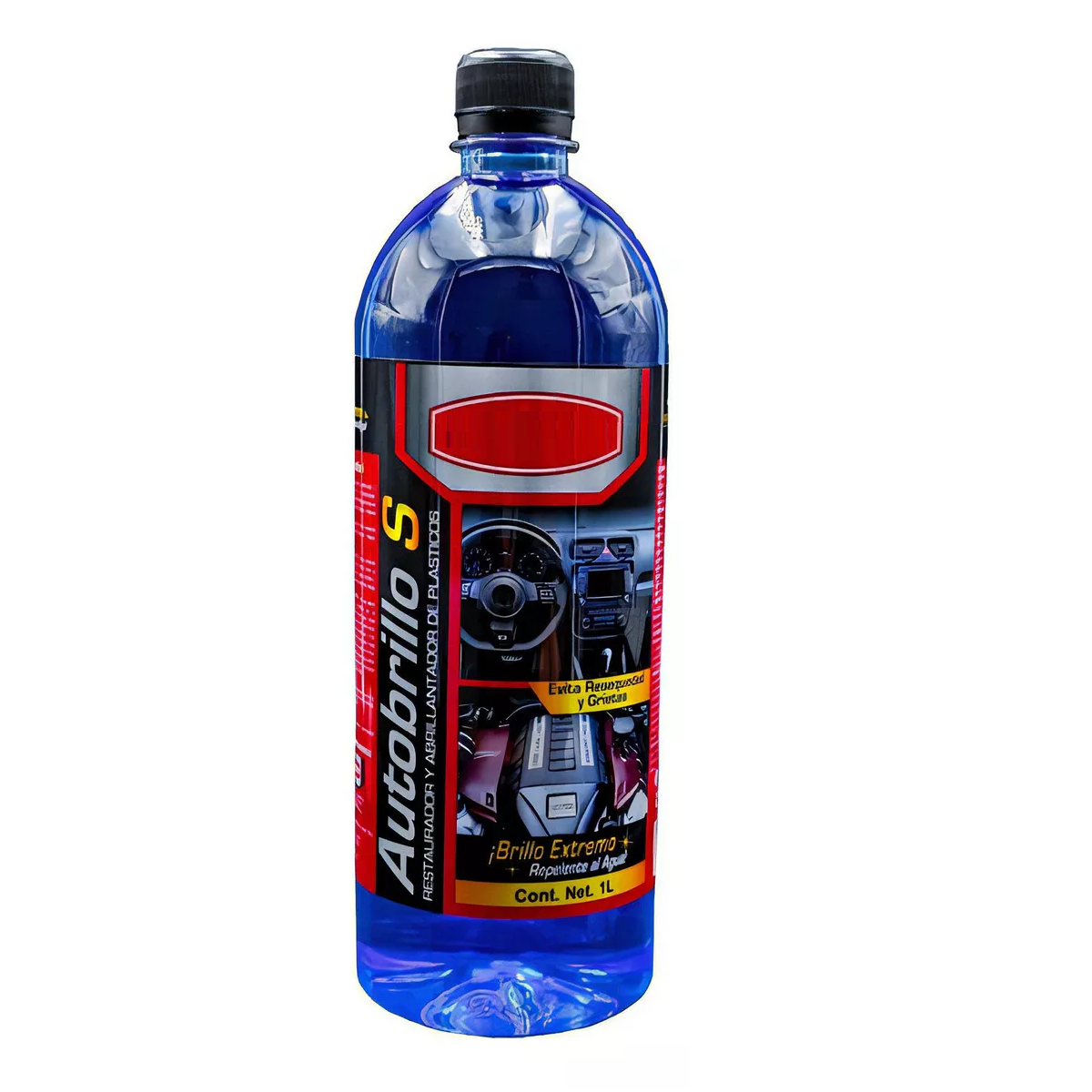 Autobrillo  1 Litro Abrillantador De Plásticos Eo Safe Imports Esi-13924 Azul