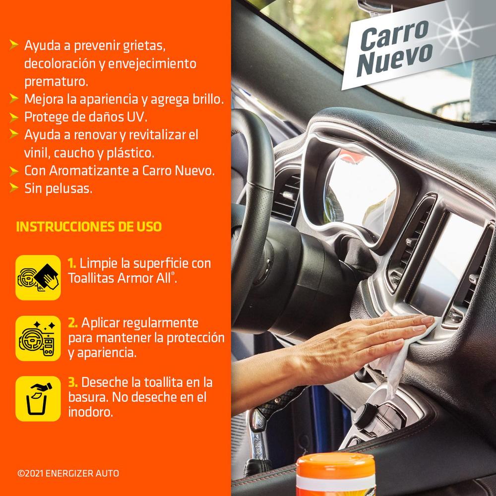 Foto 3 pulgar | Kit Coche Toallas + Shampoo + Espuma Llantas Armor All