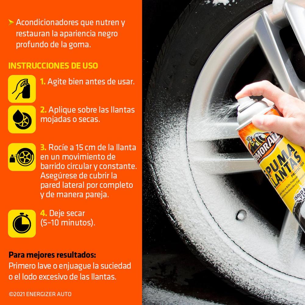Foto 4 pulgar | Kit Coche Toallas + Shampoo + Espuma Llantas Armor All