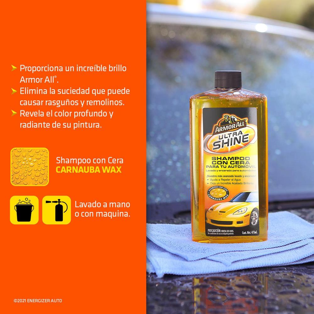 Foto 5 pulgar | Kit Coche Toallas + Shampoo + Espuma Llantas Armor All