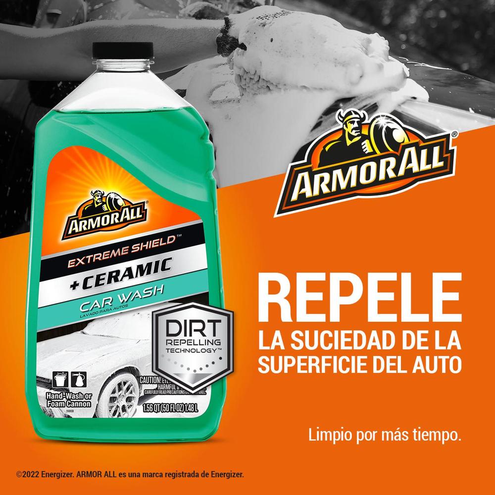 Foto 4 pulgar | 4 Shampoo Limpiador Coche Armor All Ceramic Repele Suciedad