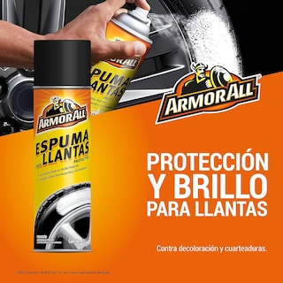 Foto 3 | Espuma para Llantas Armor All Limpieza Brillo Negro Protección 510 g