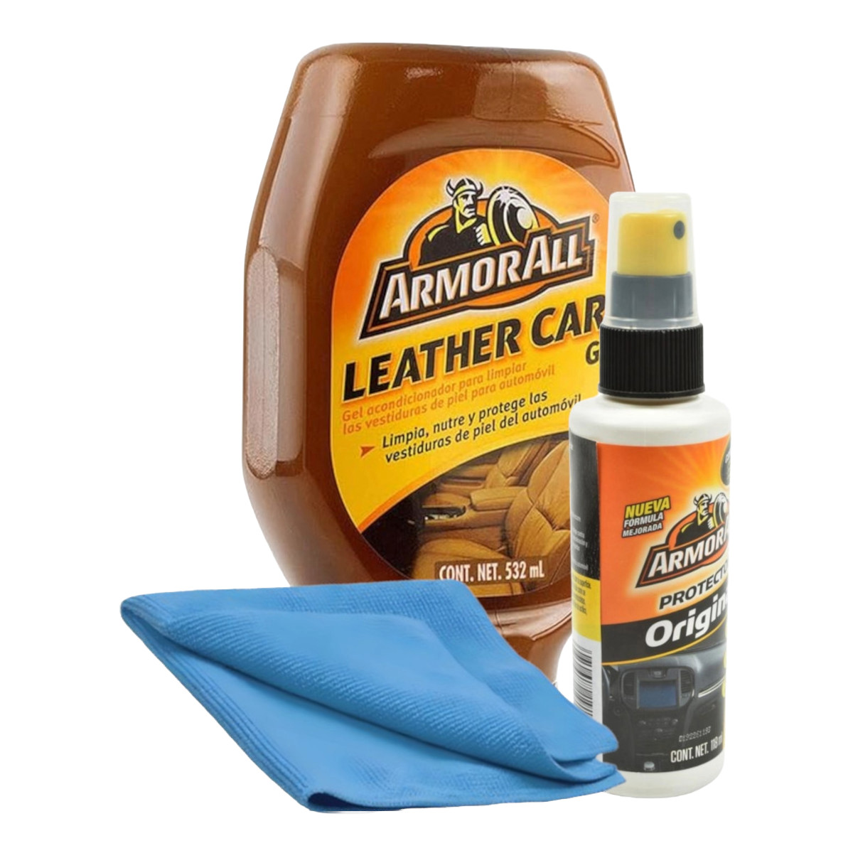 Foto 1 | Abrillantador Y Gel Acondicionador Piel Armor All Con Paño