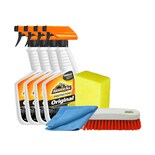 4 Abrillantador Armor All Brillo Medio Esponja Cepillo Paño