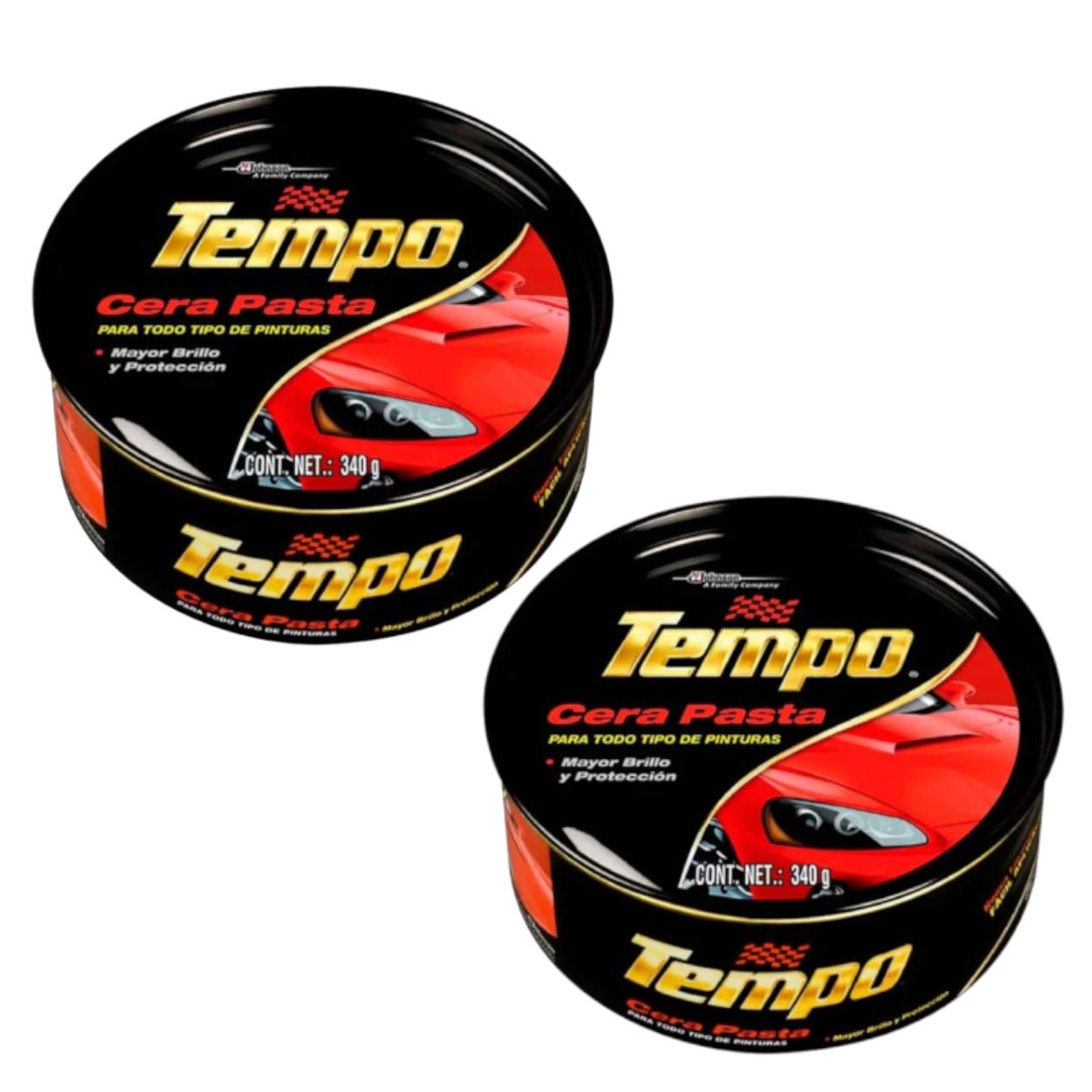 Foto 2 pulgar | Cera Pasta Tempo Todo Tipo Pinturas 340g Kit 2 Piezas