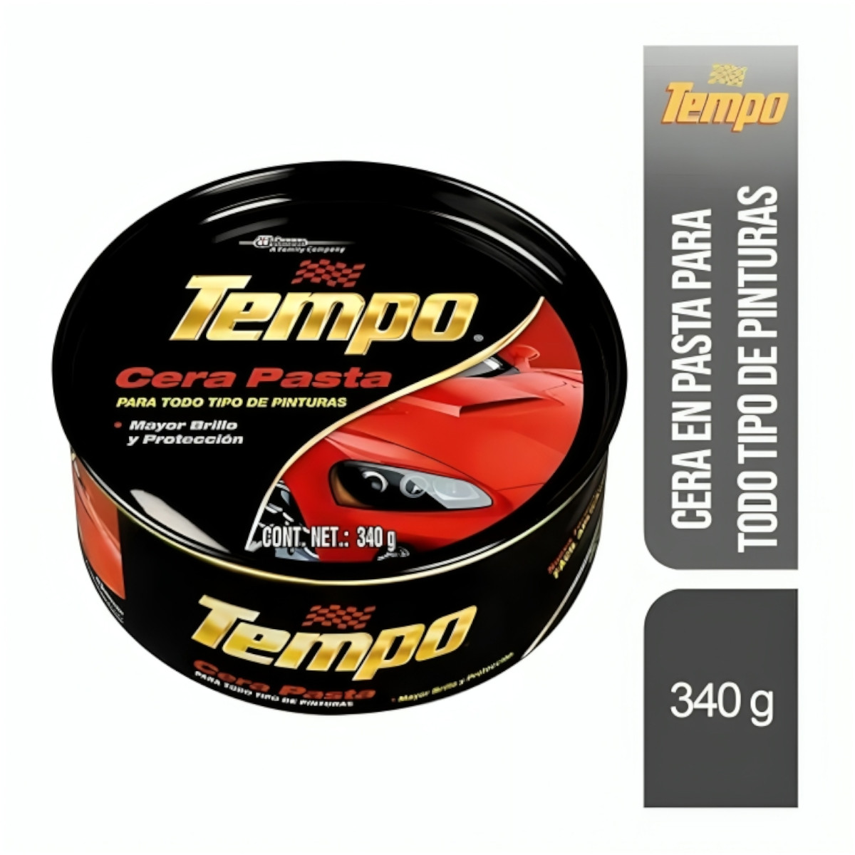 Foto 4 pulgar | Cera Pasta Tempo Todo Tipo Pinturas 340g Kit 2 Piezas