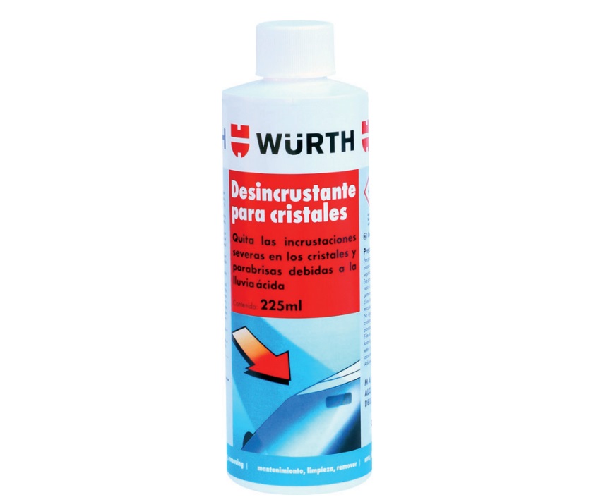 Desincrustante De Cristales - Anti Marcas De La Lluvia Ácida Wurth  225ml