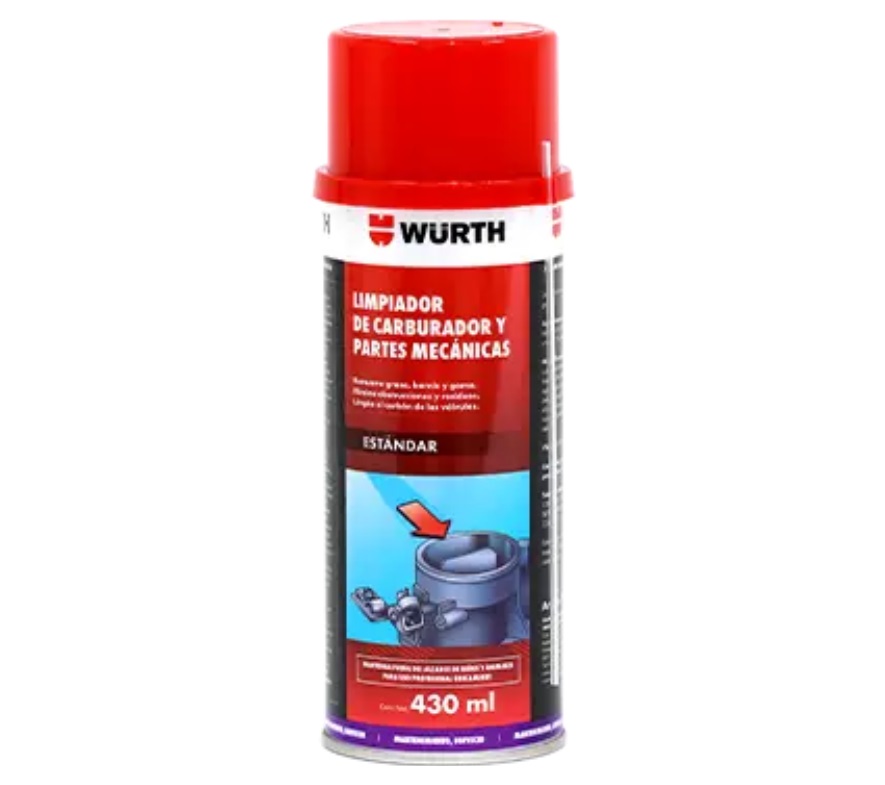 Foto 2 pulgar | Limpiador De Carburador Y Piezas Mecánicas Würth  430ml