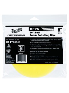 Foto 1 | Meguiar's, Disco De Pulido De Espuma Da Soft Buff, Dfp6, De 6''. 1pza