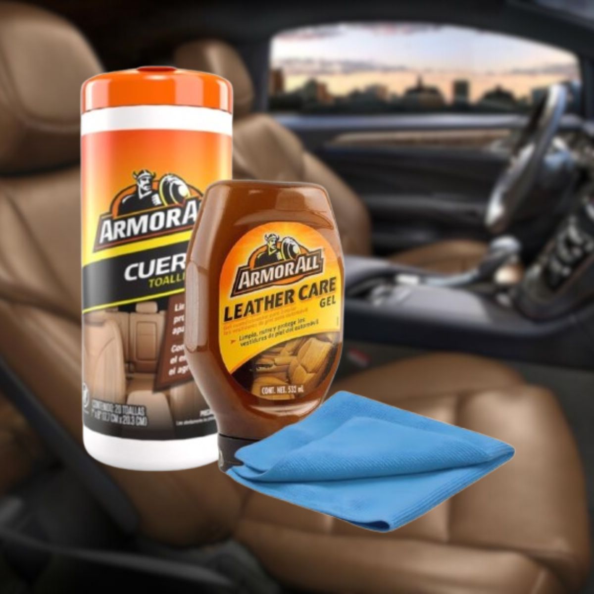 Foto 6 | Kit Protector Piel Armorall Gel + Toallas Protectoras + Paño