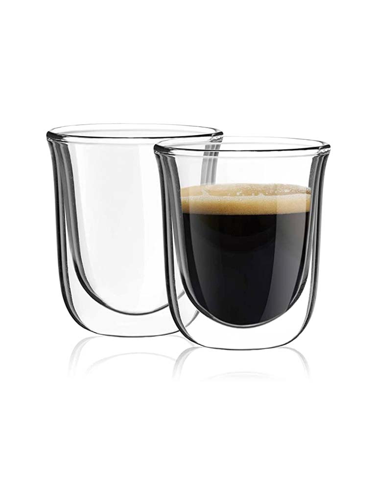 Foto 2 pulgar | Juego de Vasos de Cristal para Espresso U Chef 2 pz