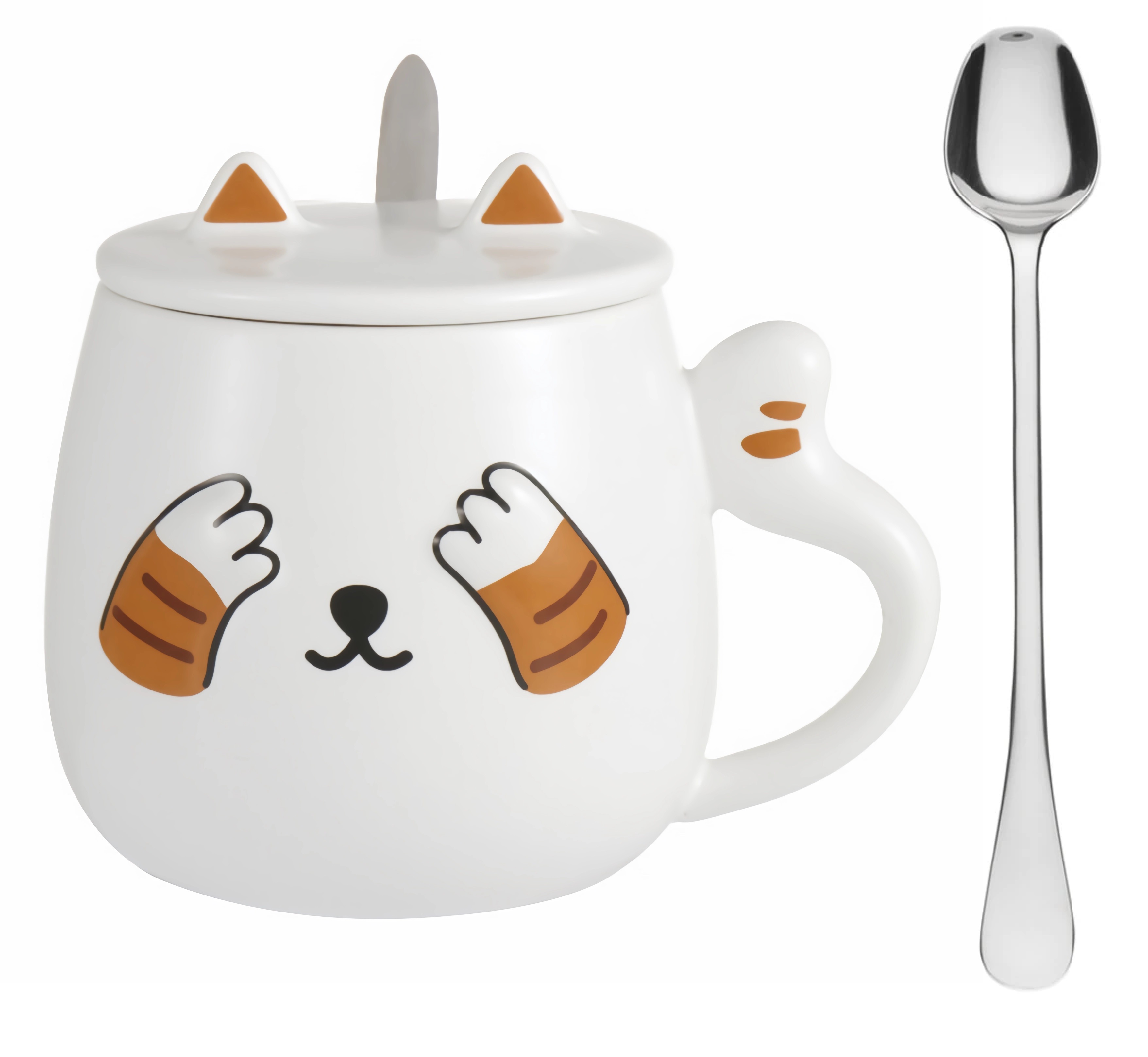 Taza Happyware de Cerámica con Cuchara