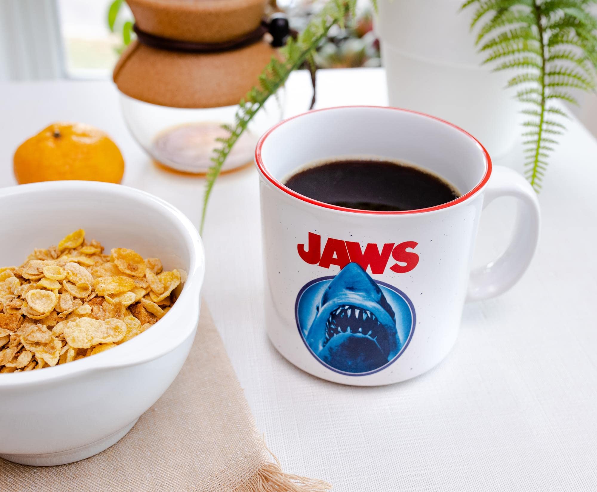 Foto 6 pulgar | Taza De Cerámica Estilo Camper Silver Buffalo Jaws 600 Ml - Venta Internacional.