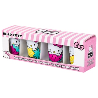 Foto 5 | Set De Minivasos Silver Buffalo Sanrio Hello Kitty 45 Ml X4 - Venta Internacional.