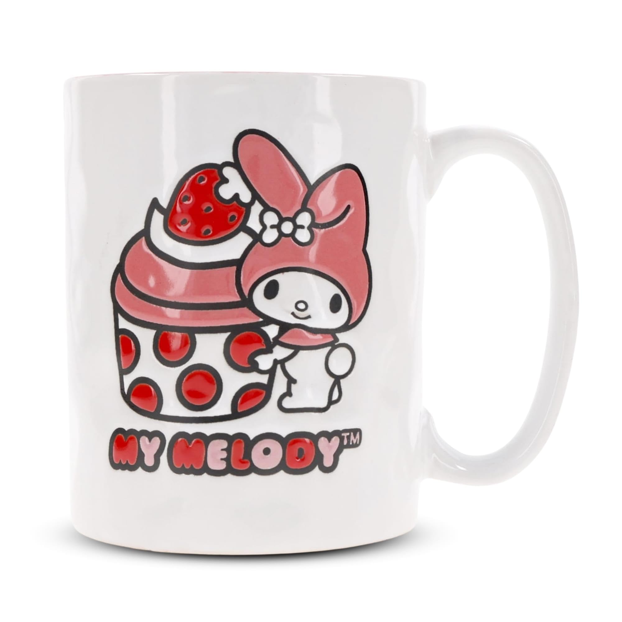 Foto 2 pulgar | Taza Sanrio My Melody De Cerámica Para Magdalenas De Fresa, 500 Ml - Venta Internacional.