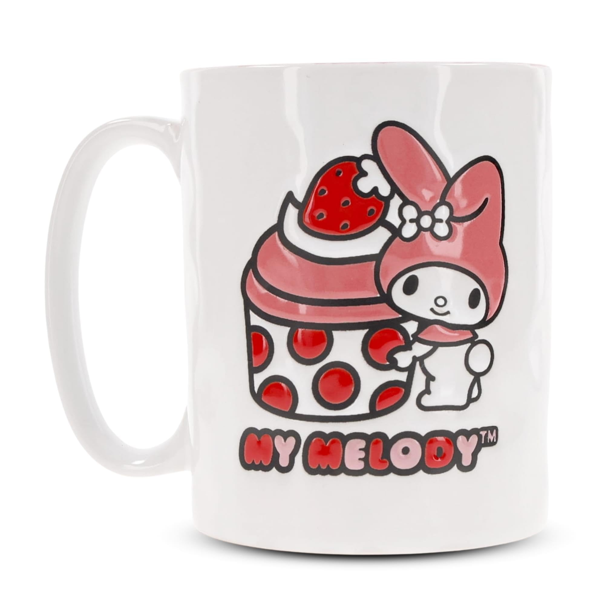 Foto 2 | Taza Sanrio My Melody De Cerámica Para Magdalenas De Fresa, 500 Ml - Venta Internacional.