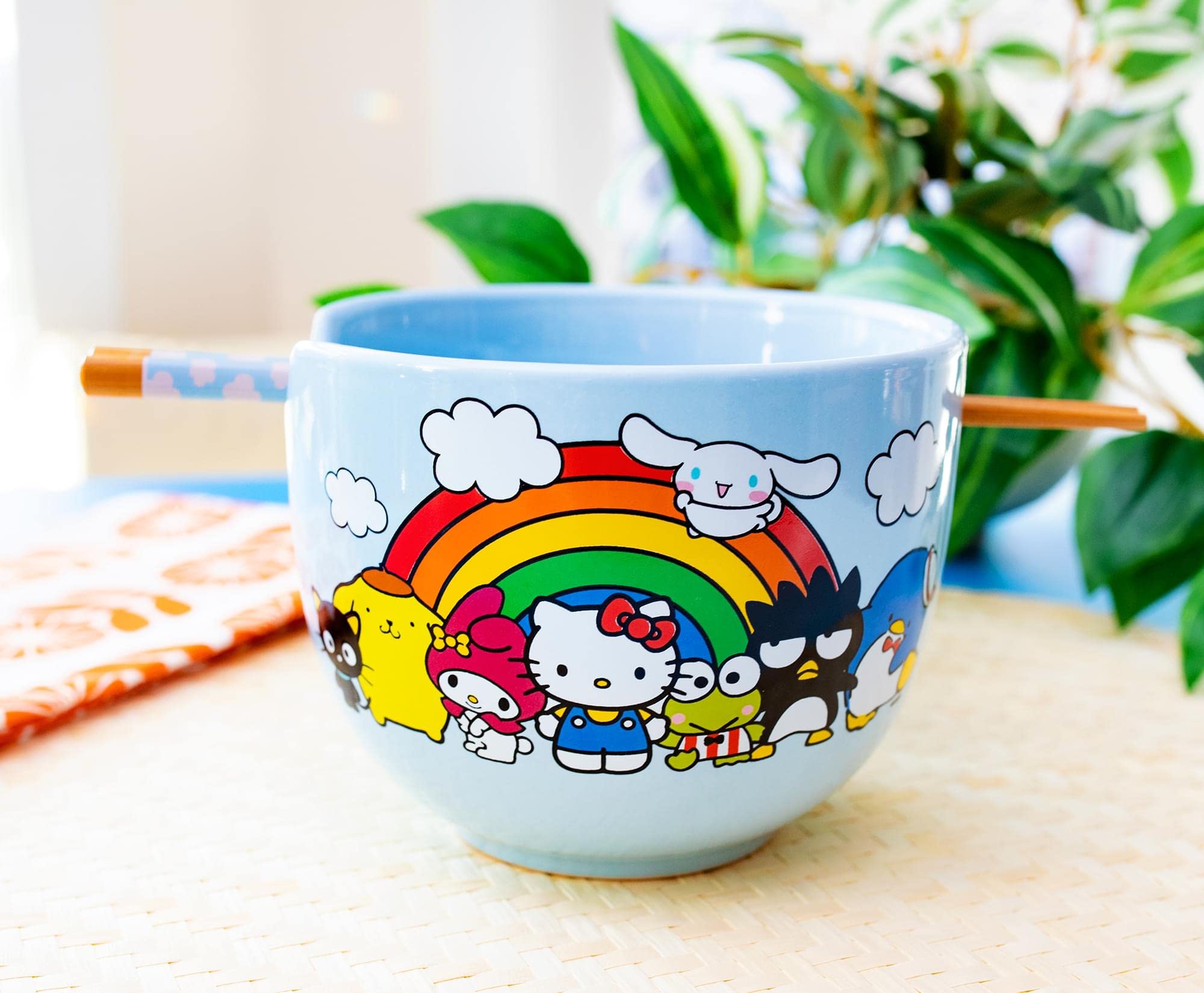 Foto 5 pulgar | Juego De Vajilla Toynk Sanrio Hello Kitty Rainbow Ceramic - Venta Internacional.