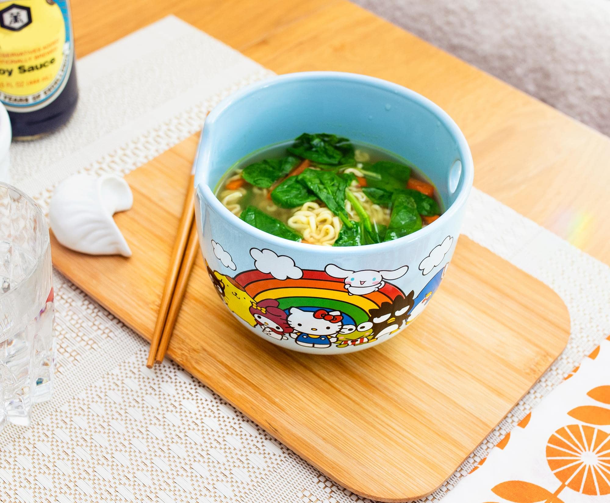 Foto 7 | Juego De Vajilla Toynk Sanrio Hello Kitty Rainbow Ceramic - Venta Internacional.