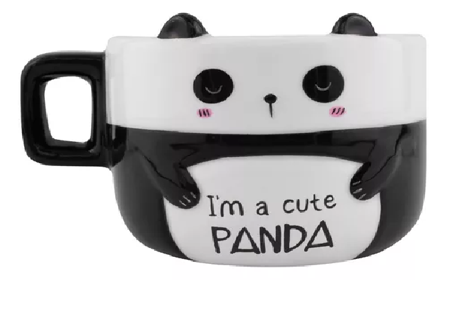 Foto 2 pulgar | Taza Para Café De Cerámica Colección Animales 340 Ml Panda