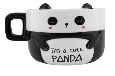 Foto 1 | Taza Para Café De Cerámica Colección Animales 340 Ml Panda