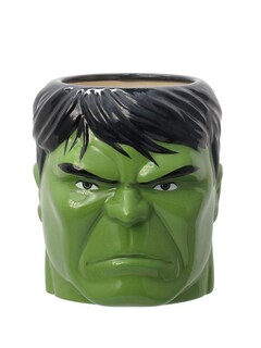 Foto 1 | Taza Marvel The Hulk Super Hero De Cerámica Verde - Venta Internacional.