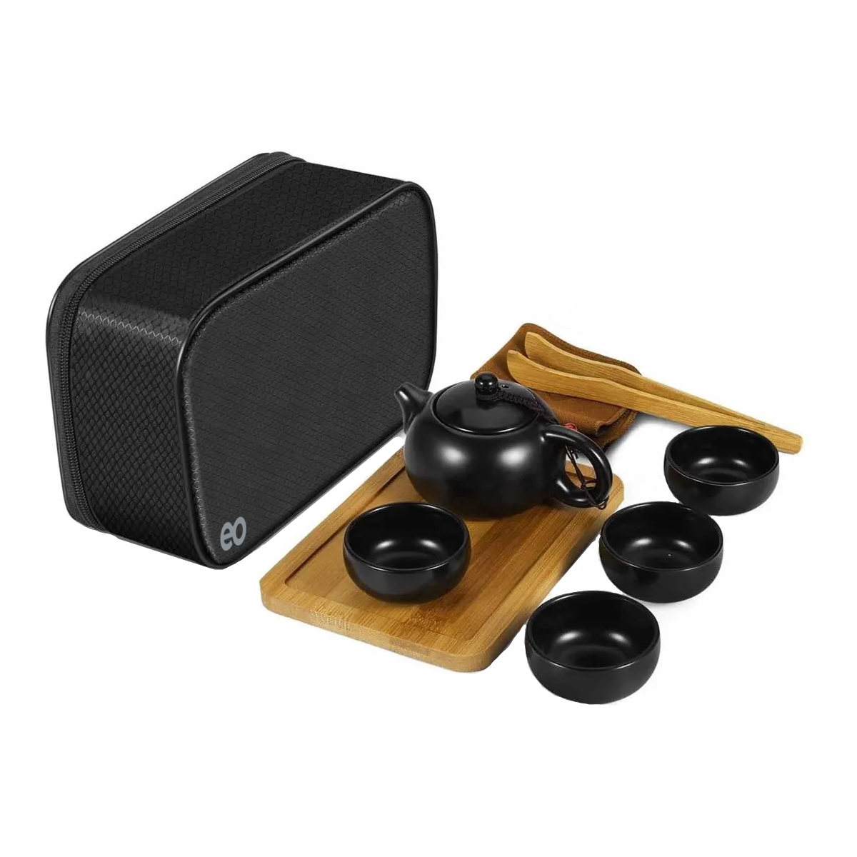 Foto 2 pulgar | Juego De Té Japones Con Estuche 9pzs Eo Safe Imports Esi-19452 Negro