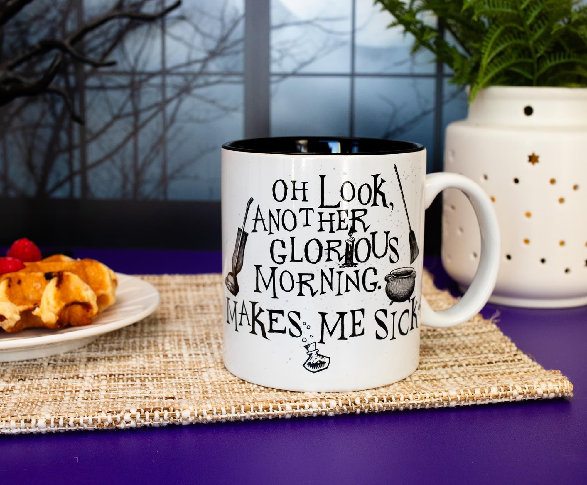 Foto 6 pulgar | Taza De Café Disney Hocus Pocus Makes Me Sick  600 Ml  Cerámica - Venta Internacional.