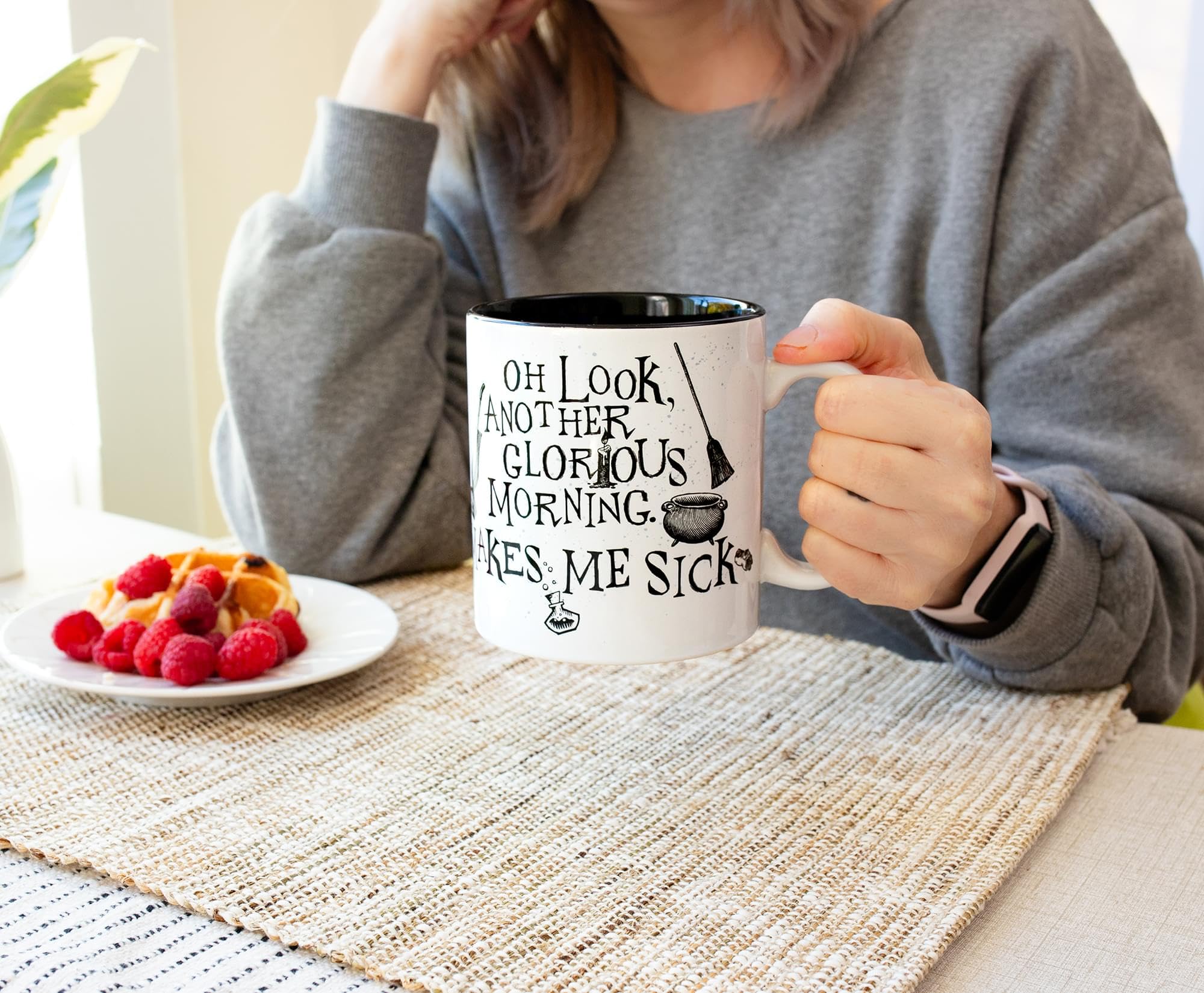 Foto 8 pulgar | Taza De Café Disney Hocus Pocus Makes Me Sick  600 Ml  Cerámica - Venta Internacional.