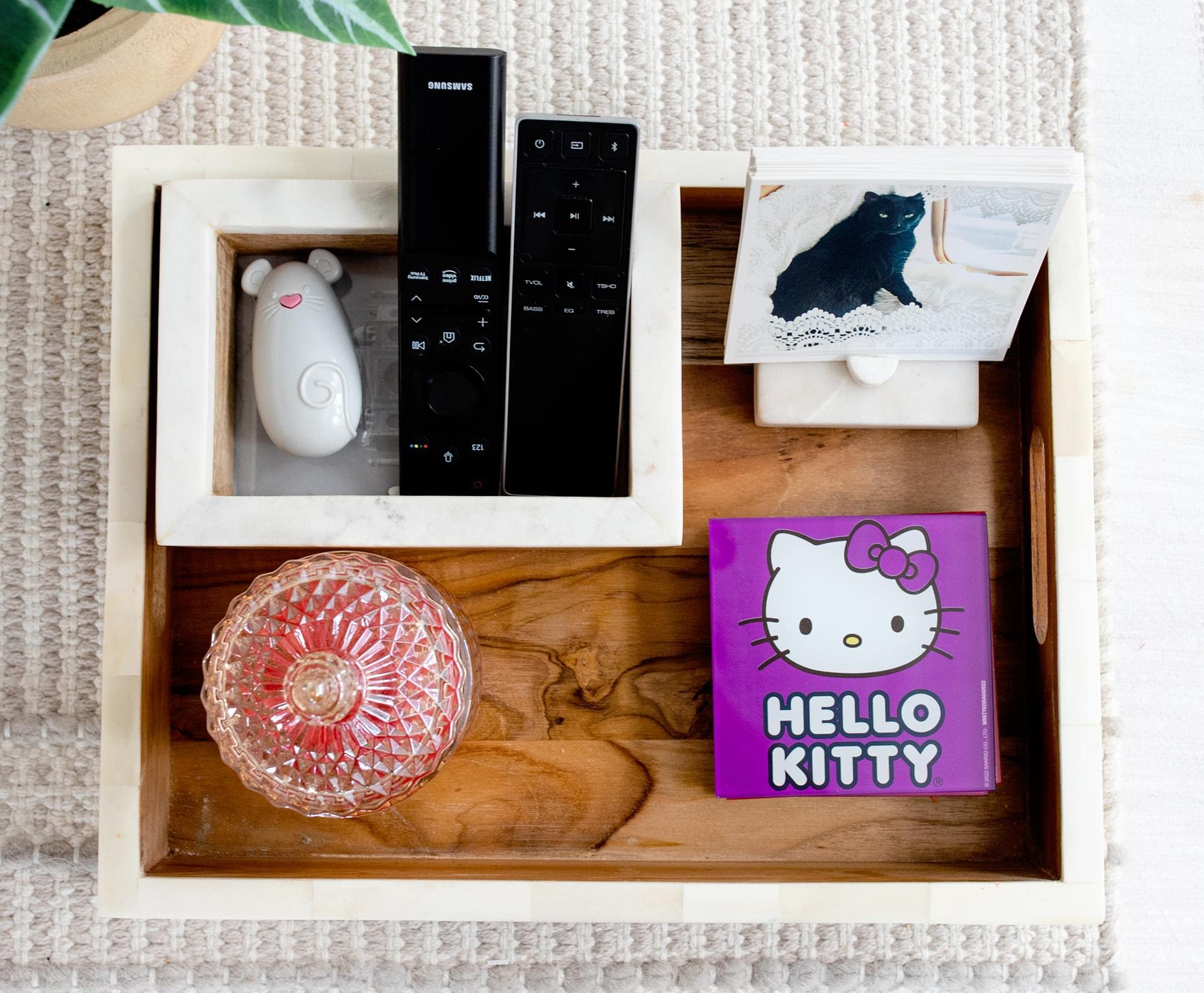 Foto 7 | Set Posavasos Sanrio Hello Kitty Colors Glass 4 Unidades - Venta Internacional.