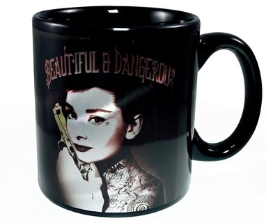Foto 1 | Taza De Café Just Funky Audrey Hepburn Beautiful De Cerámica De 600 Ml - Venta Internacional.