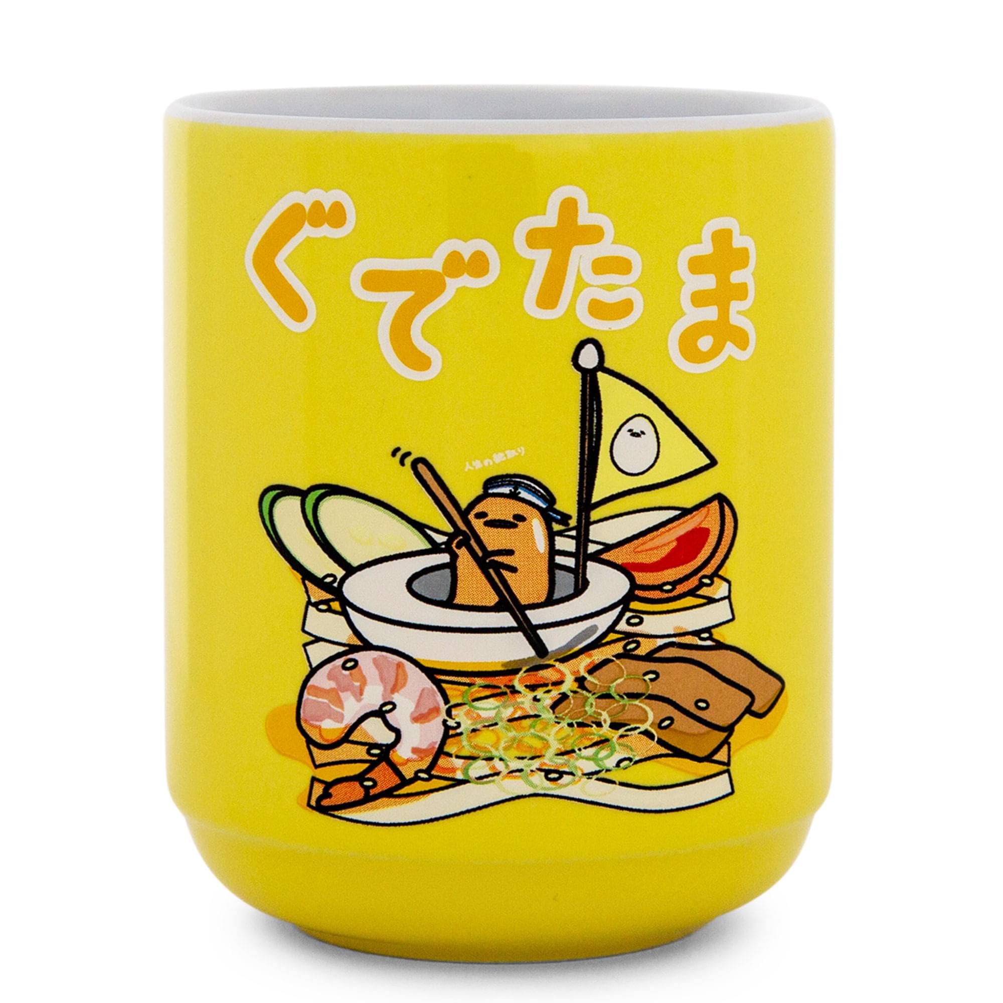 Foto 2 pulgar | Taza De Té Silver Buffalo Sanrio Gudetama Sailing On Ramen 270 Ml - Venta Internacional.
