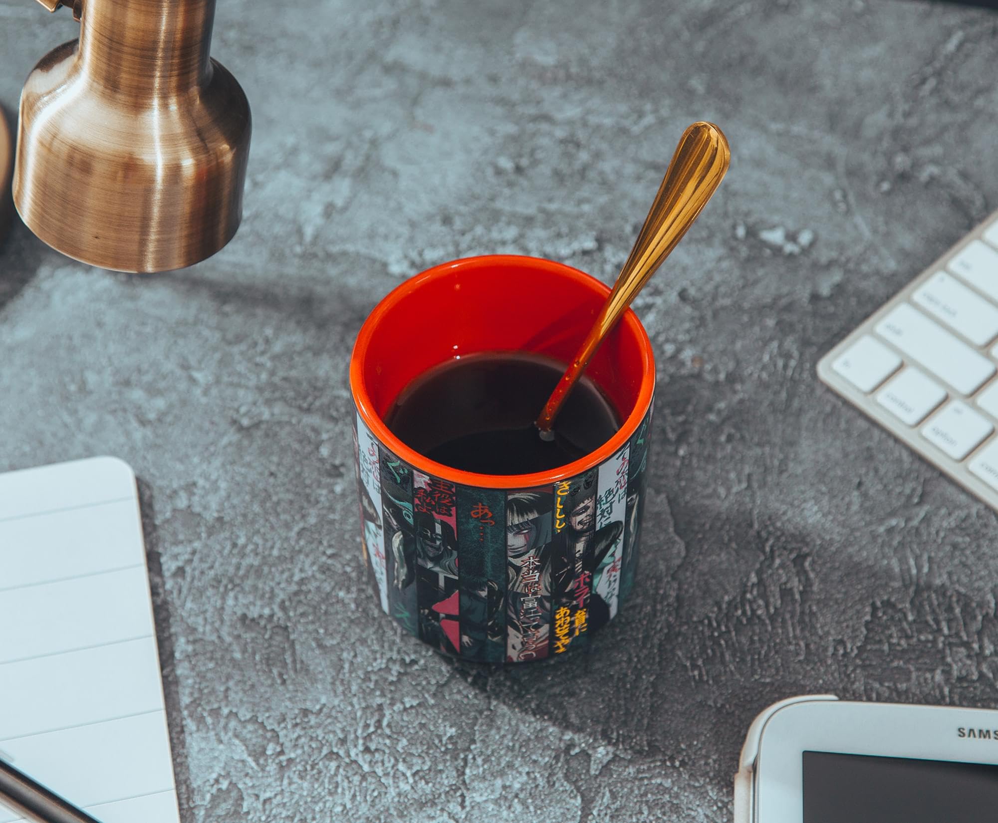 Foto 7 | Póster Plateado Con Forma De Taza De Té Buffalo Junji Ito  Cerámica Asiática - Venta Internacional.