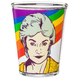 Foto 6 | Juego De Minivasos Silver Buffalo Golden Girls Rainbow Grid Paquete De 4 - Venta Internacional.