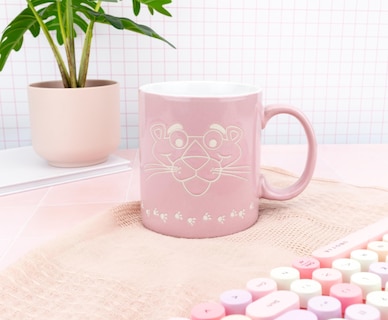 Foto 2 | Taza Silver Buffalo Pink Panther Vintage 590 Ml Cerámica - Venta Internacional.
