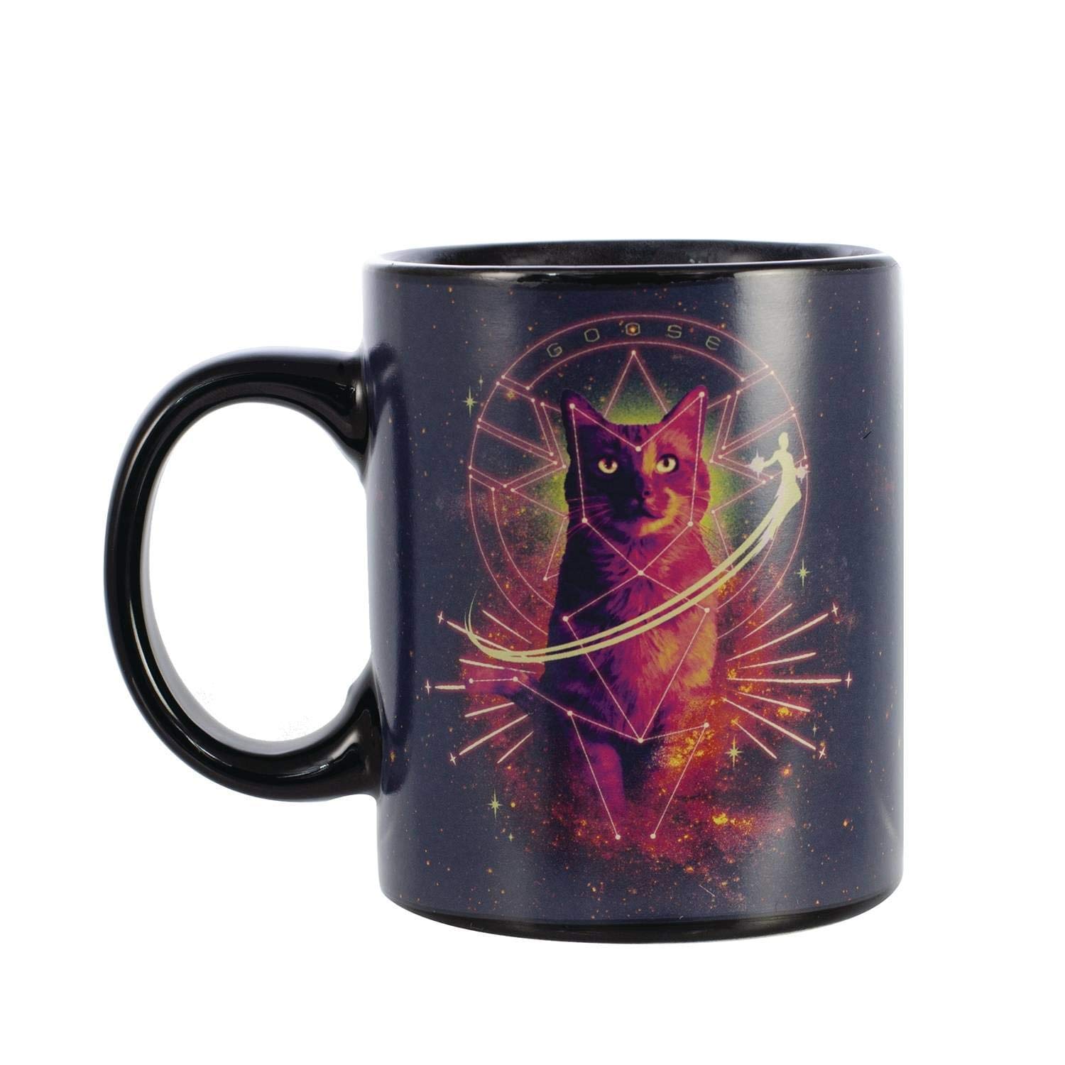 Foto 2 pulgar | Taza Seven20 Marvel Captain Marvel Heat Reveal Goose Cat - Venta Internacional.