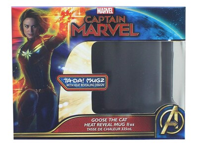 Foto 2 | Taza Seven20 Marvel Captain Marvel Heat Reveal Goose Cat - Venta Internacional.