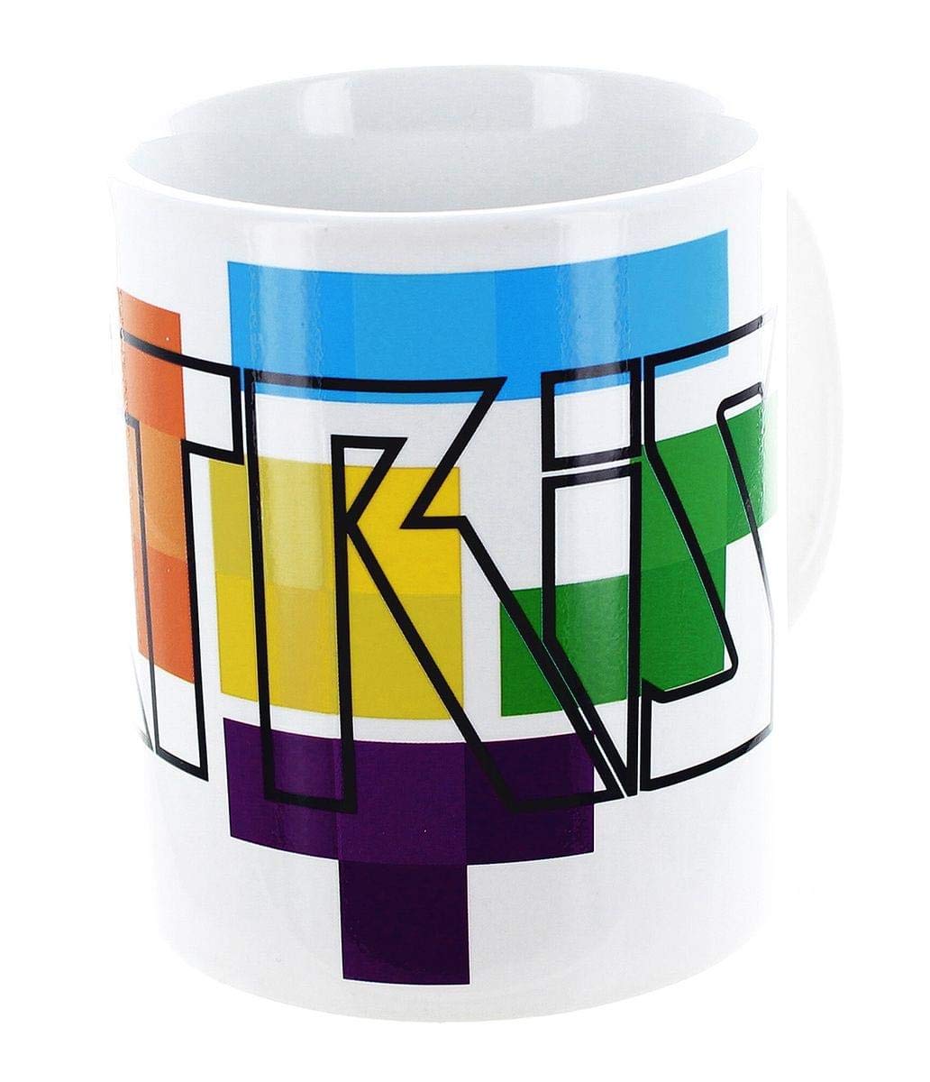 Foto 2 pulgar | Taza De Cerámica Con El Logotipo De Tetris De Just Funky  325 Ml - Venta Internacional.