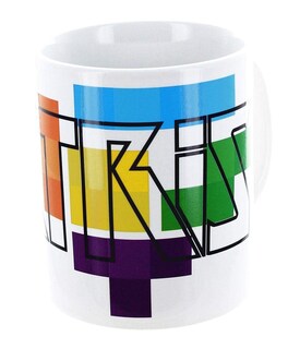 Foto 1 | Taza De Cerámica Con El Logotipo De Tetris De Just Funky 325 Ml - Venta Internacional.